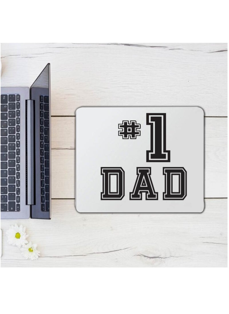 Father's Day Mouse Pad - Father's Day Mouse Pad with Shortcut Reference Guide for Mac OS, Windows - Father's Day Design Printed Mouse Pad for PC, Laptop, Gaming - Gift for Father's Day