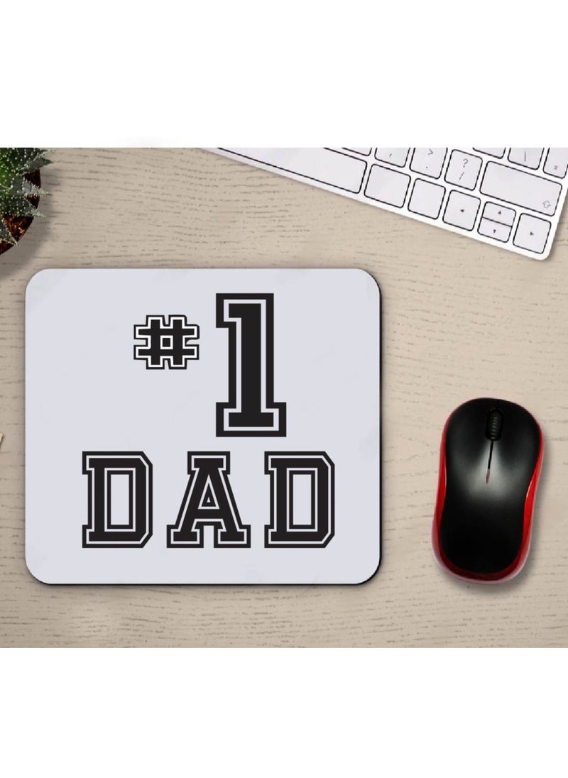 Father's Day Mouse Pad - Father's Day Mouse Pad with Shortcut Reference Guide for Mac OS, Windows - Father's Day Design Printed Mouse Pad for PC, Laptop, Gaming - Gift for Father's Day