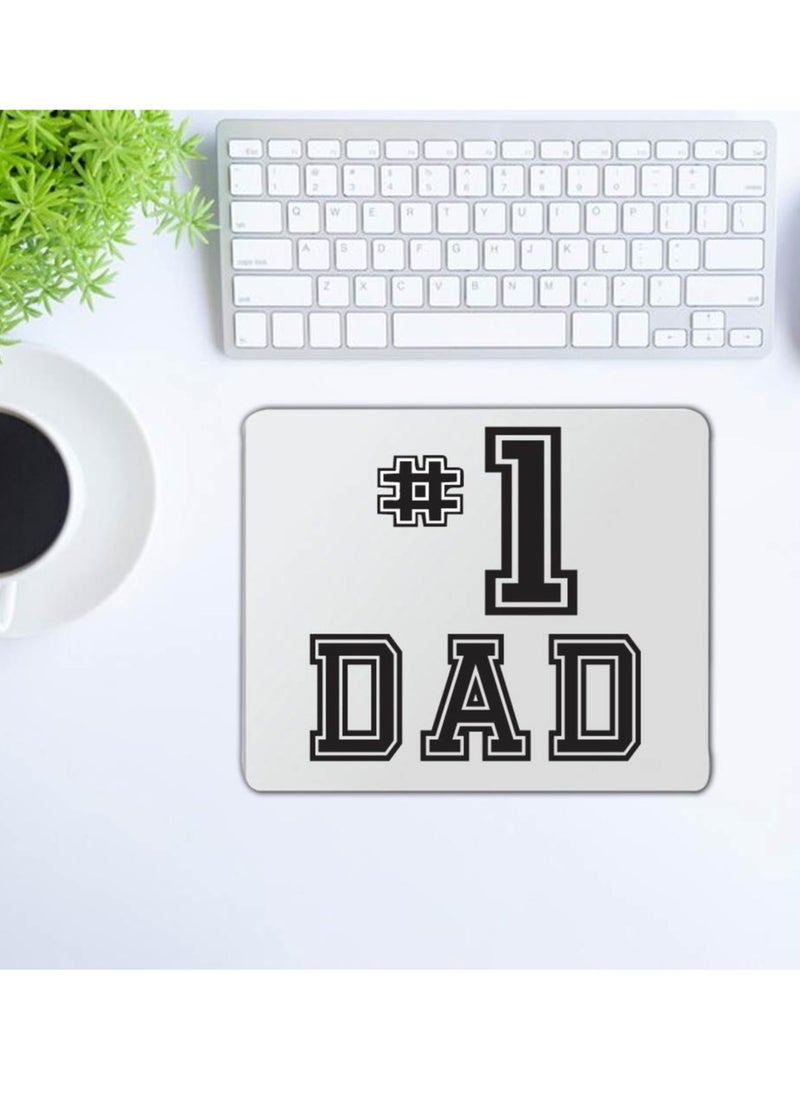 Father's Day Mouse Pad - Father's Day Mouse Pad with Shortcut Reference Guide for Mac OS, Windows - Father's Day Design Printed Mouse Pad for PC, Laptop, Gaming - Gift for Father's Day