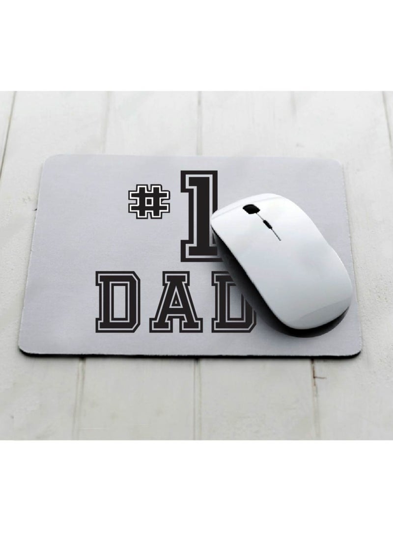 Father's Day Mouse Pad - Father's Day Mouse Pad with Shortcut Reference Guide for Mac OS, Windows - Father's Day Design Printed Mouse Pad for PC, Laptop, Gaming - Gift for Father's Day