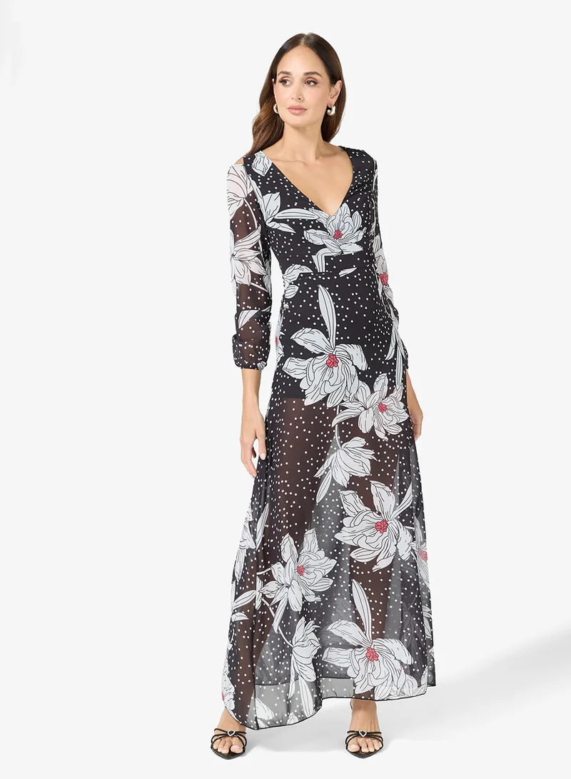 ELLA Floral Print Dress