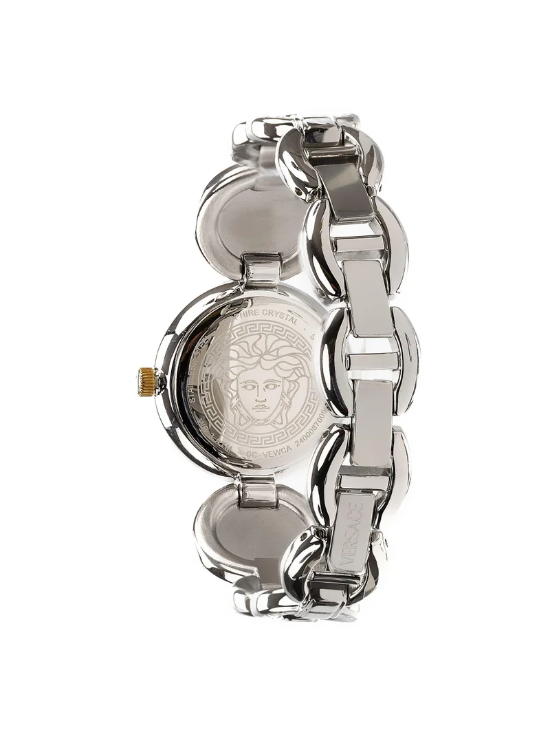 VERSACE Greca Jewel Quartz Silver Dial Watch