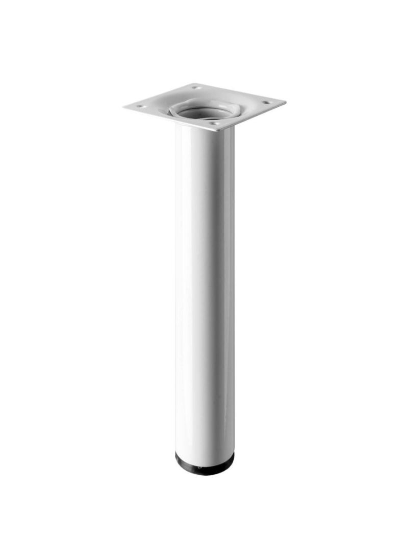 Hettich Hettich Steel Furniture Leg White 