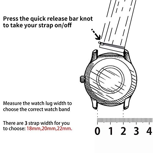 Fullmosa 20mm Treen Gradient Color Leather Watch Straps for Samsung Galaxy Watch 5 40mm 44mm/Pro 45mm, Quick Release Watch Band for Amazfit GTS 3/ GTR 42mm/Bip - Garnet - Image 3