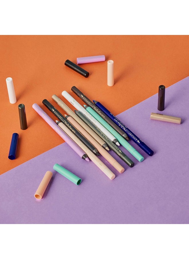 Annabelle - Annabelle Waterline Matte Kohl Eyeliner Pencil, Blackest Black, Intense Colours, Matte Finish, Easy-To-Apply, Long-Lasting 10H, Waterproof, Transfer-proof, Cruelty-Free, 1.2 g - Image 1