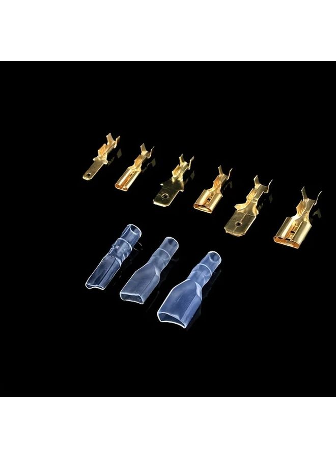 270pcs Spade Connector Kit 2 8 4 8 6 3mm Electrical Wiring Terminals Junction Box - Image 5