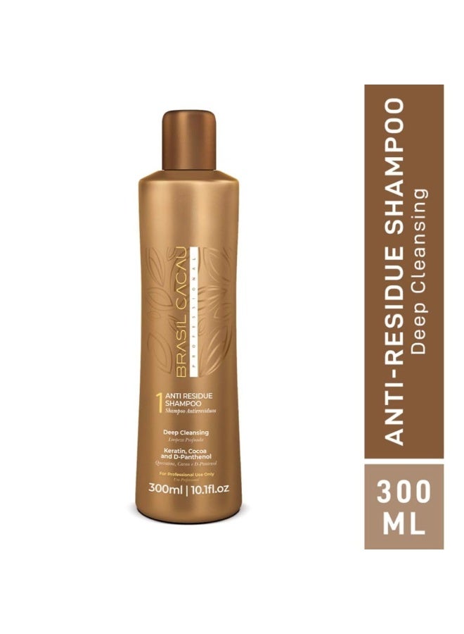 Cadiveu Original C. Anti Residue Hair Shampoo with Keratin, cocoa and d-panthenol for deep cleaning, freezy, dull, dry and damaged hairs, restores shine, softness and rejuvinates the hair - 300ml - Image 2