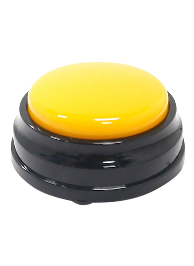 Generic Small Size Easy Carry Voice Recording Sound Button for Kids Interactive  Answering Buttons Orange  - Image 1