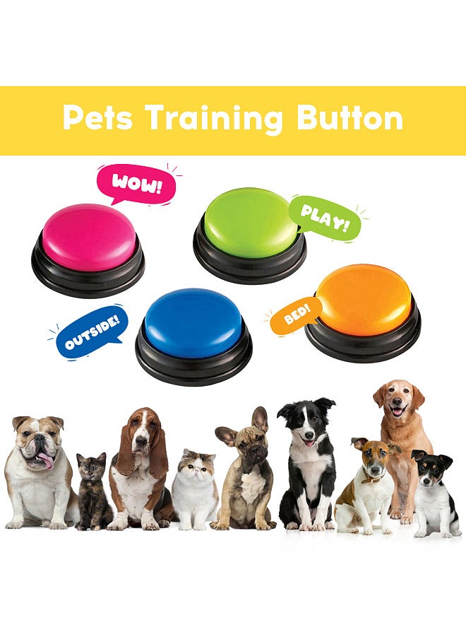 Generic Small Size Easy Carry Voice Recording Sound Button for Kids Interactive  Answering Buttons Orange  - Image 5