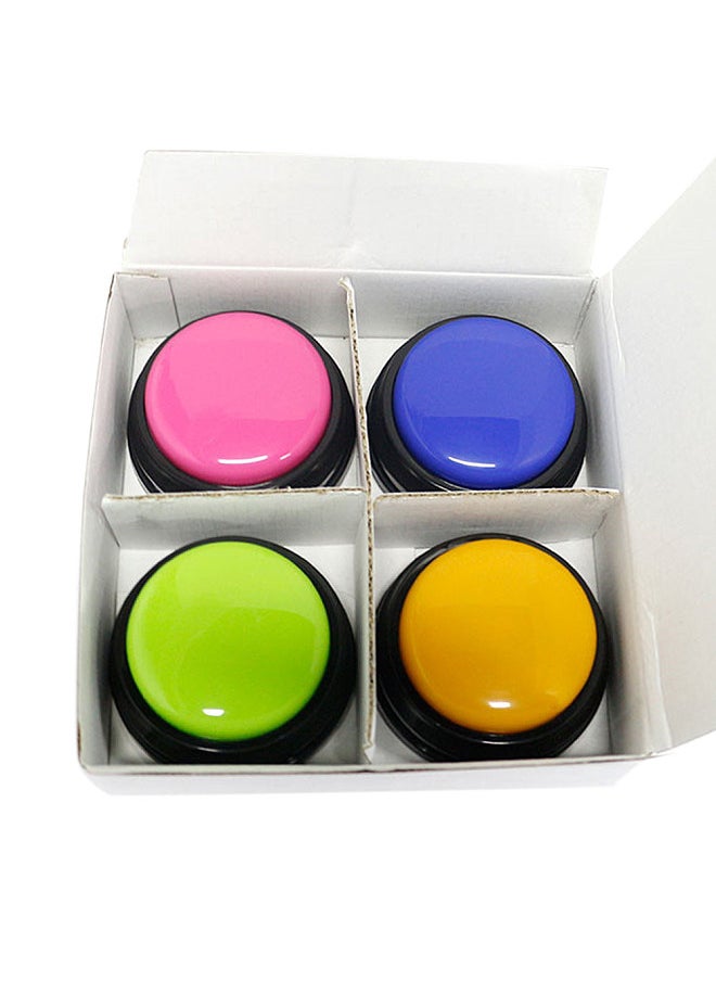 Generic Small Size Easy Carry Voice Recording Sound Button for Kids Interactive  Answering Buttons Orange  - Image 4