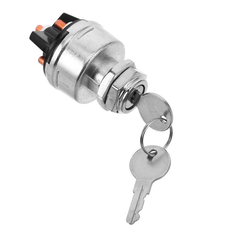 Universal Ignition Switch Starter Key with Heat Shrink Terminal for Trucks Tractors Heavy Equipment - Image 2