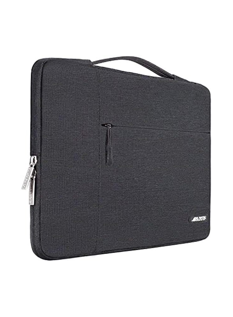 موسيسو حافظة كمبيوتر محمول متوافقة مع MacBook Air 15 بوصة M2 A2941 2023 / Pro 15 A1990 A1707، 15 Surface Laptop 5/4/3، Dell XPS 15، HP Stream 14، حقيبة بوليستر متعددة الوظائف، رمادي فضائي - Image 1