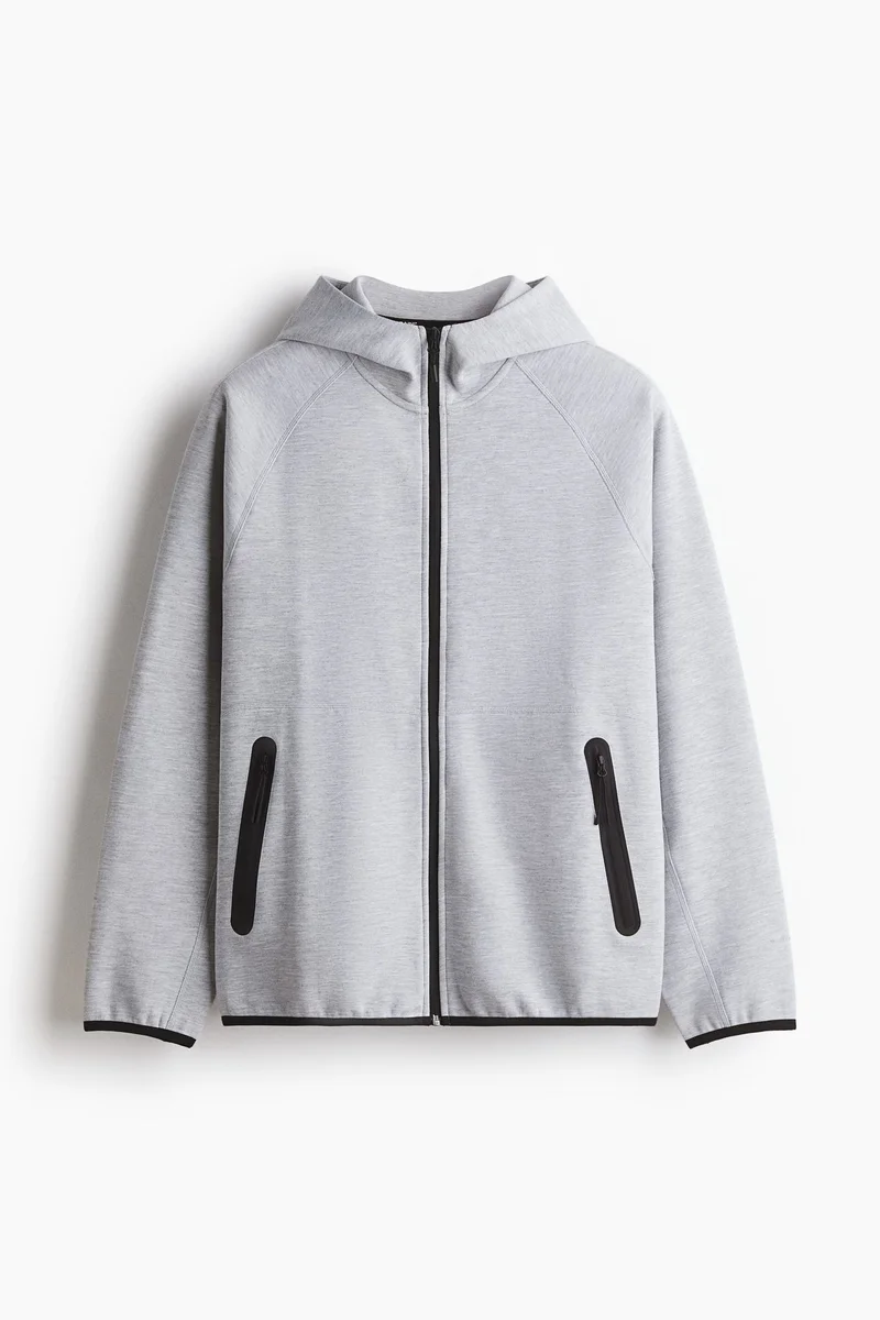 H&M  DryMove™ Zip-through hoodie for Men | Best Price UAE