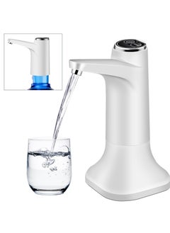 Generic 2-in-1 Portable Water Dispenser Pump for 5 Gallon Jugs - Ideal for Home, Office & Outdoor Use (Silver/White)  - Image 1