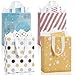 STYPOP 10 Gift Bags Medium Size 4 Pack Includes Tissue Paper Cards Reusable NonWoven Gift Bags with handles Perfect for Birthday Wedding Baby Shower Party Holiday 10 x 8 x 4 - Image 1