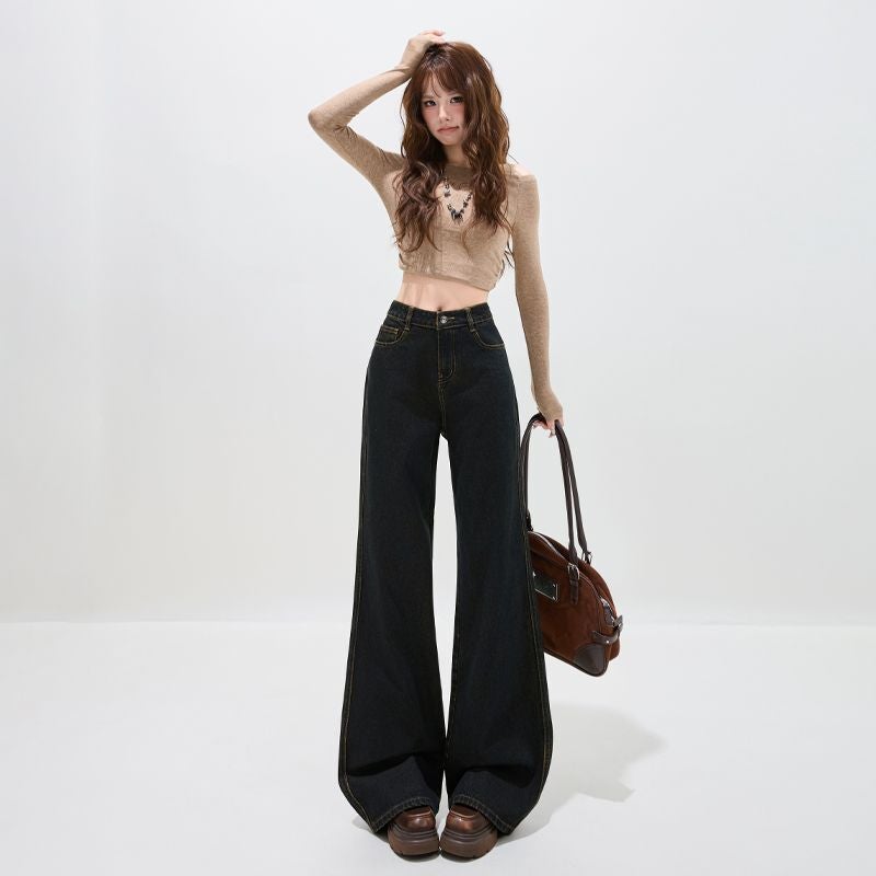 Unisex Classic Denim Jeans Loose Fit Daily Outdoor Wear - Image 4