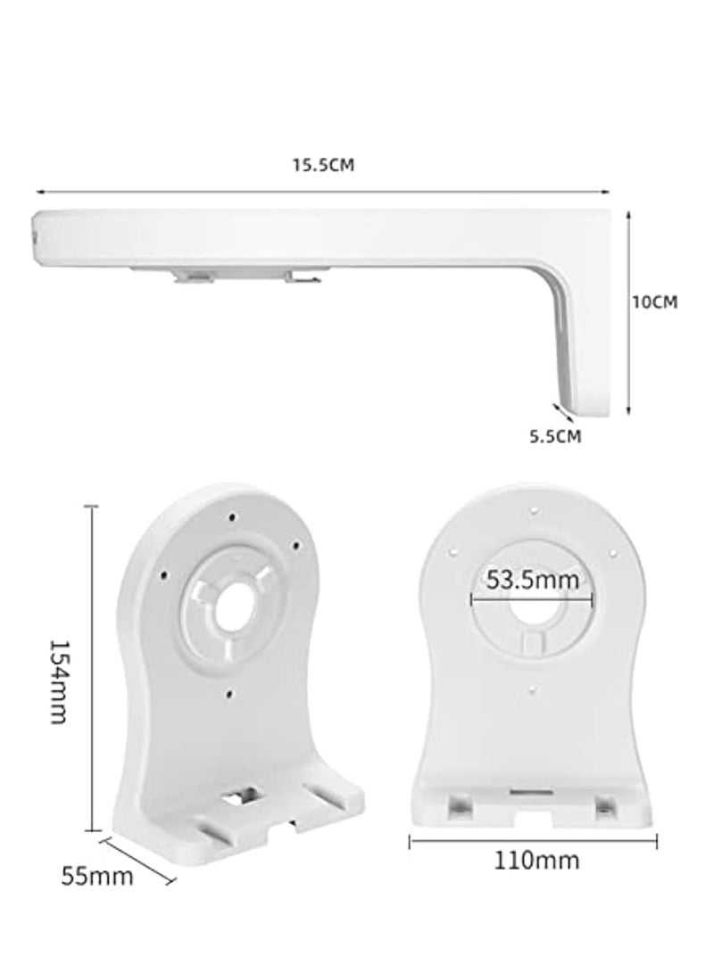 2 Pack WiFi Wall Mount Bracket for EZVIZ C6 C4 Series IP Camera Easy Installing Plastic PT Cameras Holder Indoor Security Systems  - Image 4