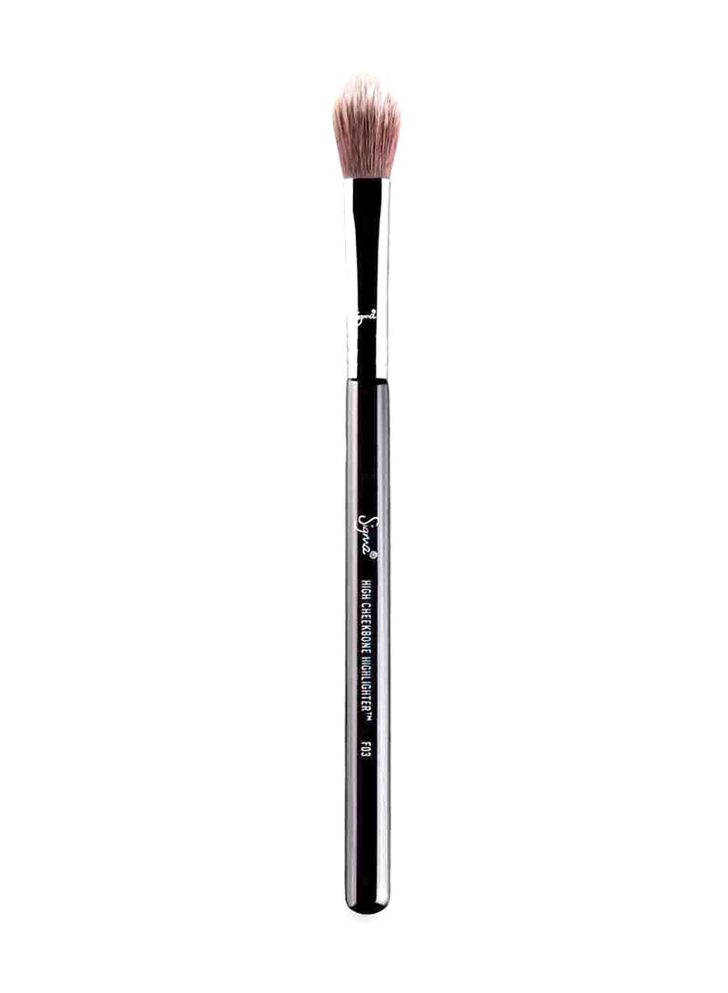 High Cheekbone Highlighter Brush Black