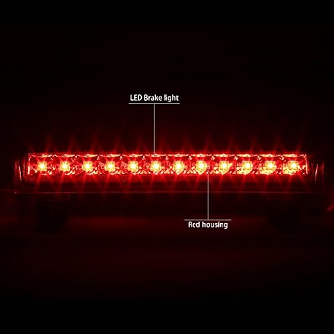 Unity 3BlGmcd00LedRd Red Lens Led High Mount 3Rd Third Brake Light Compatible With 0006 Suburban 1500 2500  Tahoe  0006 Yukon  Xl 1500 2500 - Image 2