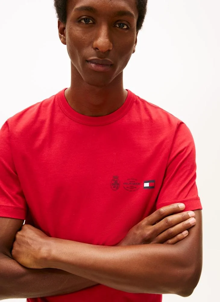 TOMMY HILFIGER  Graphic Crew Neck T-Shirt for Men | Best Price UAE