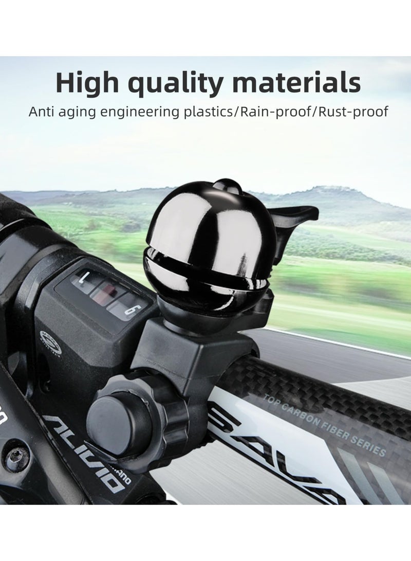 SOLARAE Classic Bike Bell with Loud Sound, Mountain Bike MTB Bell for 0.82-0.86in and 21-22mm Handlebars, Clear Ring Bell for Adults and Riders - Image 5