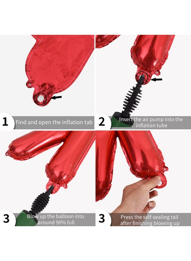 TONIFUL 65 Pcs 16 Inch Red Happy Birthday Balloons and 2 Sets A-Z Foil Letters Balloons DIY Personalized Phrase Banner for Birthday Celebration Halloween Thanksgiving Christmas Party Decorations - Image 3