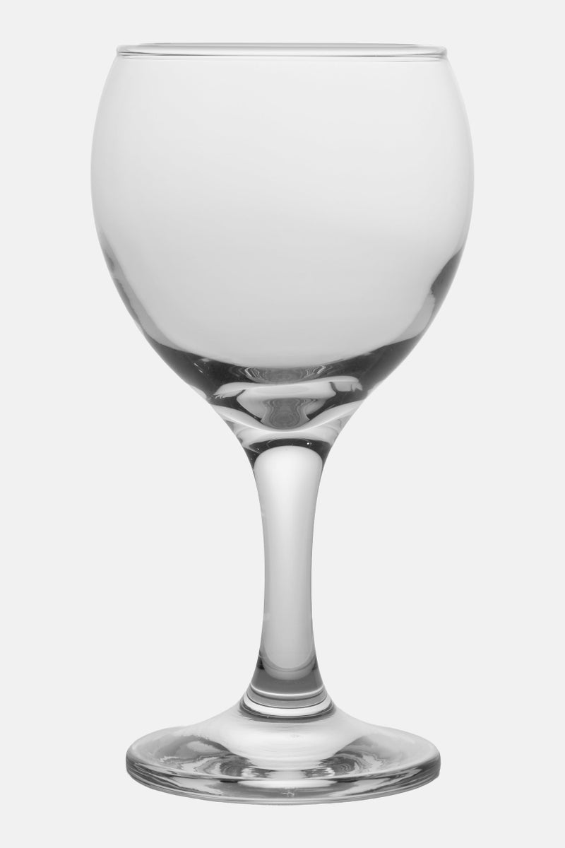 LAV 6 Pieces Misket Wine Glass 210ml, Transparent - Image 2