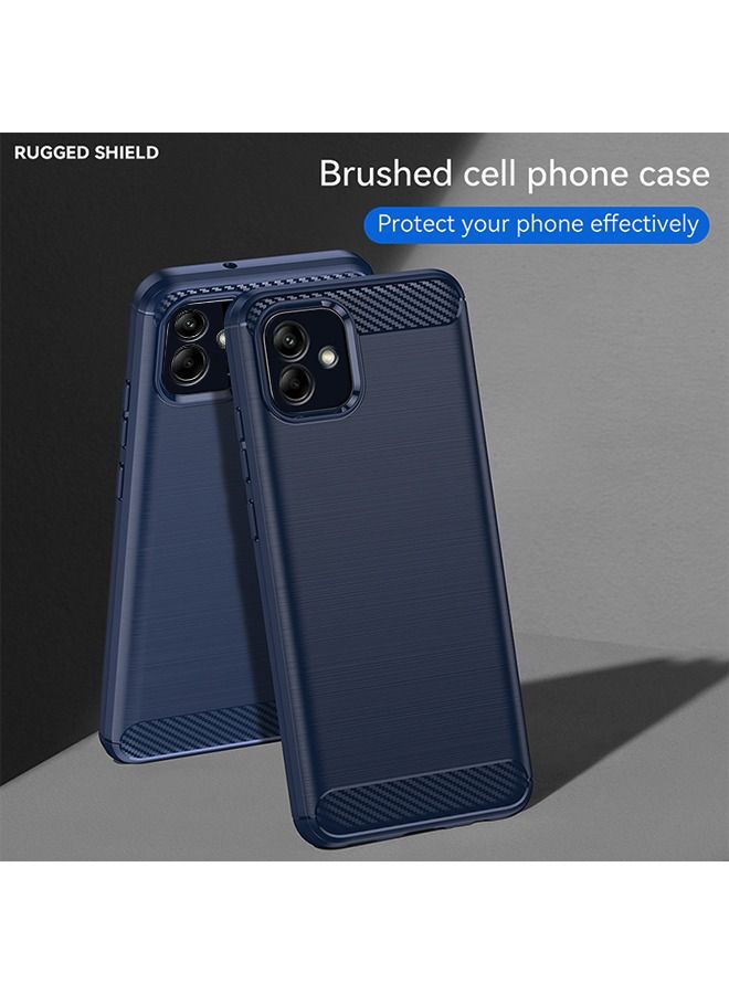 RUGGED SHIELD Samsung Galaxy A04e Case Cover with Scratch-Resistant Shock-Absorbing and Anti-Fall Slim Soft and Comfortable Protection Compatible with Samsung Galaxy A04e.Grey  Blue - Image 5