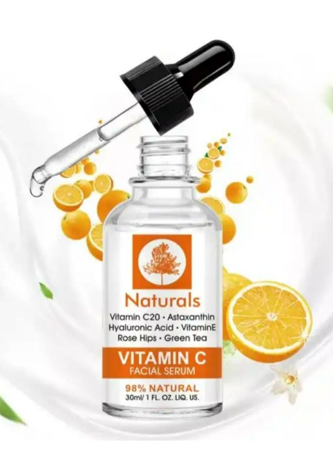 NATURALS Vitamin C Hyaluronic Acid Facial Serum Clear 30ml - Image 2
