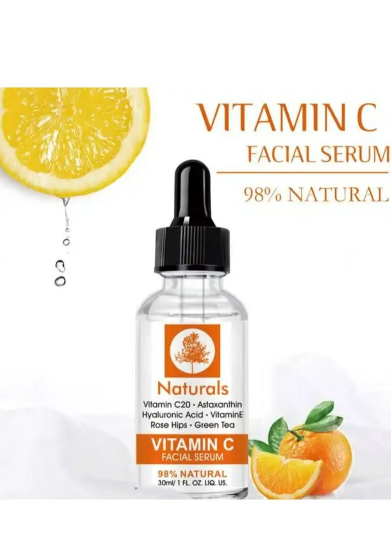 NATURALS Vitamin C Hyaluronic Acid Facial Serum Clear 30ml - Image 3