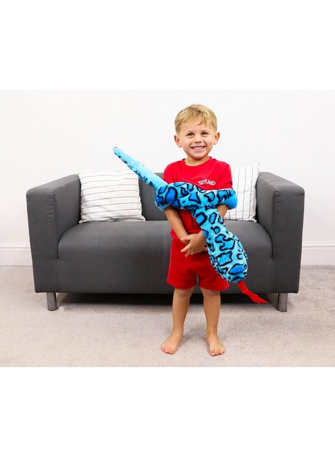 Toyland ثعبان محشو عملاق بتصميمين من تويلاند® بطول 170 سم (5.5 قدم) - 5 تصاميم متنوعة - ألعاب أطفال ناعمة - Image 5