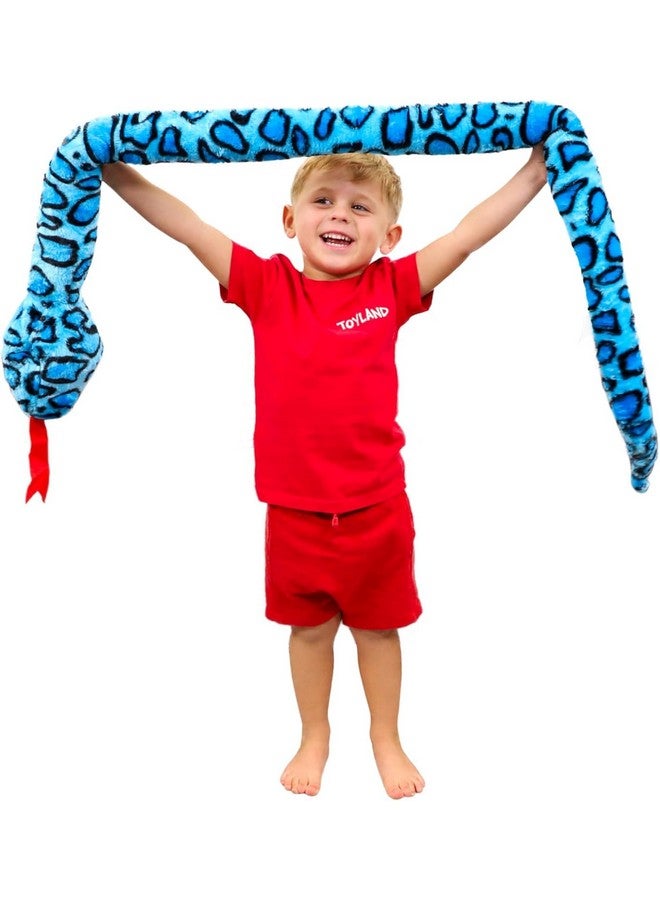 Toyland ثعبان محشو عملاق بتصميمين من تويلاند® بطول 170 سم (5.5 قدم) - 5 تصاميم متنوعة - ألعاب أطفال ناعمة - Image 1