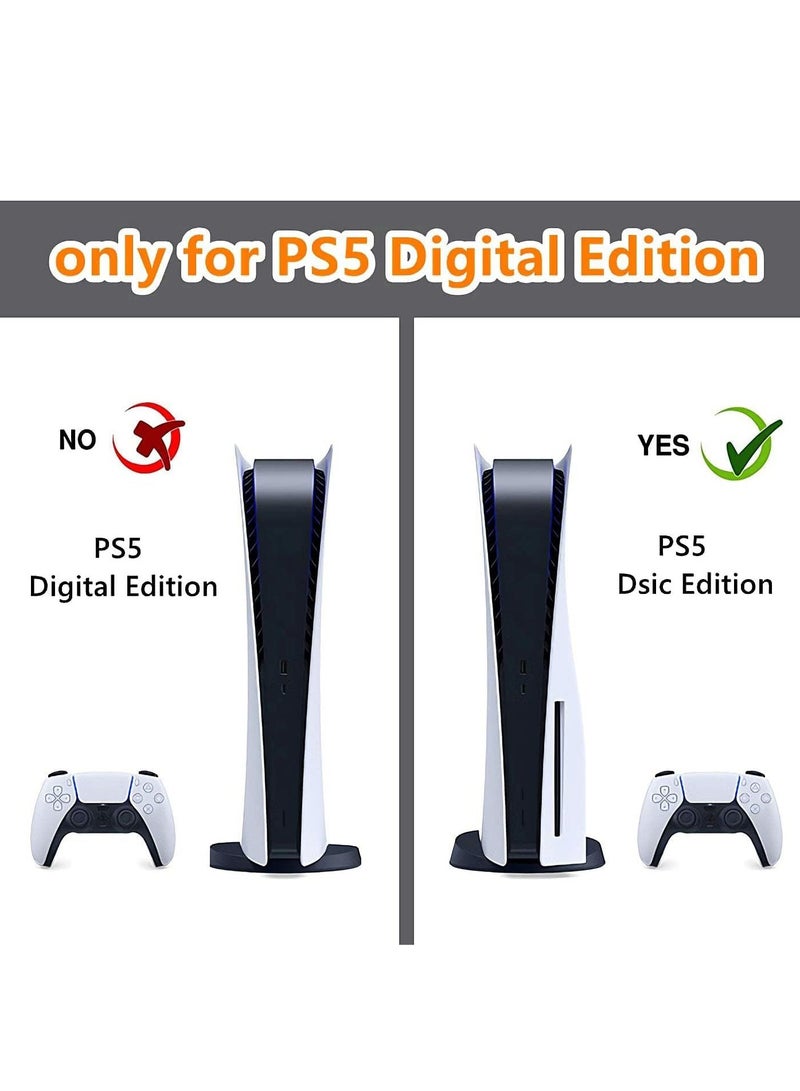 KASTWAVE Skin for PlayStation 5 Disc Edition, Sticker for PS5 Vinyl Decal Cover for Playstation 5 Controller - Image 4