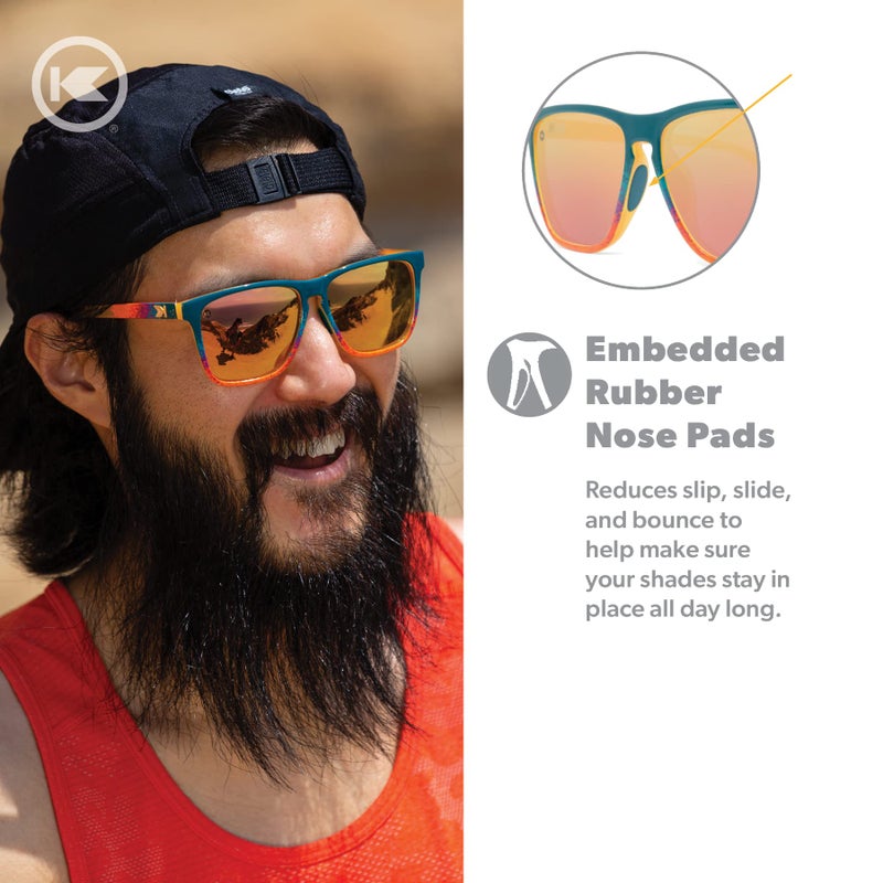 Knockaround Fast Lanes Sport - Polarized Running Sunglasses for Women & Men - Impact Resistant Lenses & Full UV400 Protection, Desert - Image 3
