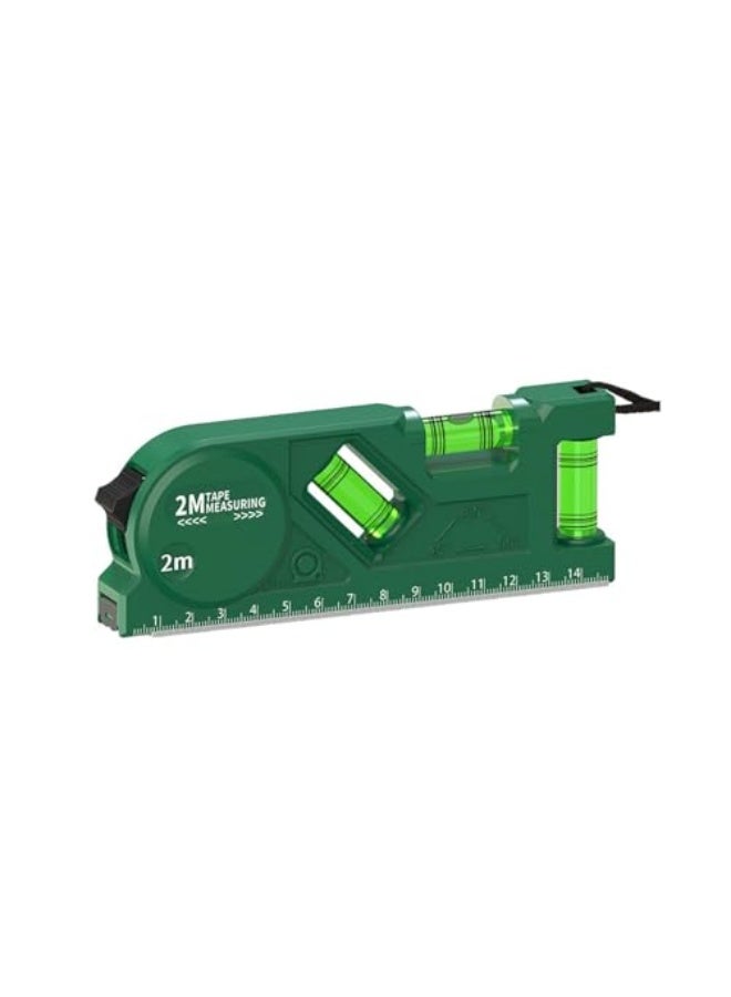 Magnetic Torpedo Level with Built-in Tape Measure, 6" Pocket Leveler with 0°/45°/90° Vials & Centimeter Scale – Ideal for Conduit, Pipe Bending & General Use - Image 1