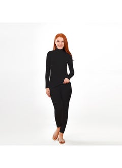 Selina Wear Selina Wear High Collar Neck Long sleeve - Long Sleeve T-shirt Top, Elevate Your Style with Long Sleeve Delight  - Image 4