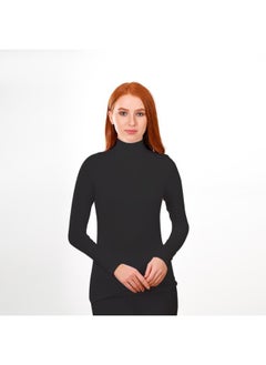 Selina Wear Selina Wear High Collar Neck Long sleeve - Long Sleeve T-shirt Top, Elevate Your Style with Long Sleeve Delight  - Image 5
