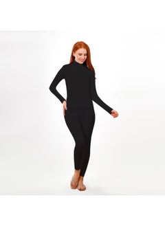 Selina Wear Selina Wear High Collar Neck Long sleeve - Long Sleeve T-shirt Top, Elevate Your Style with Long Sleeve Delight  - Image 3