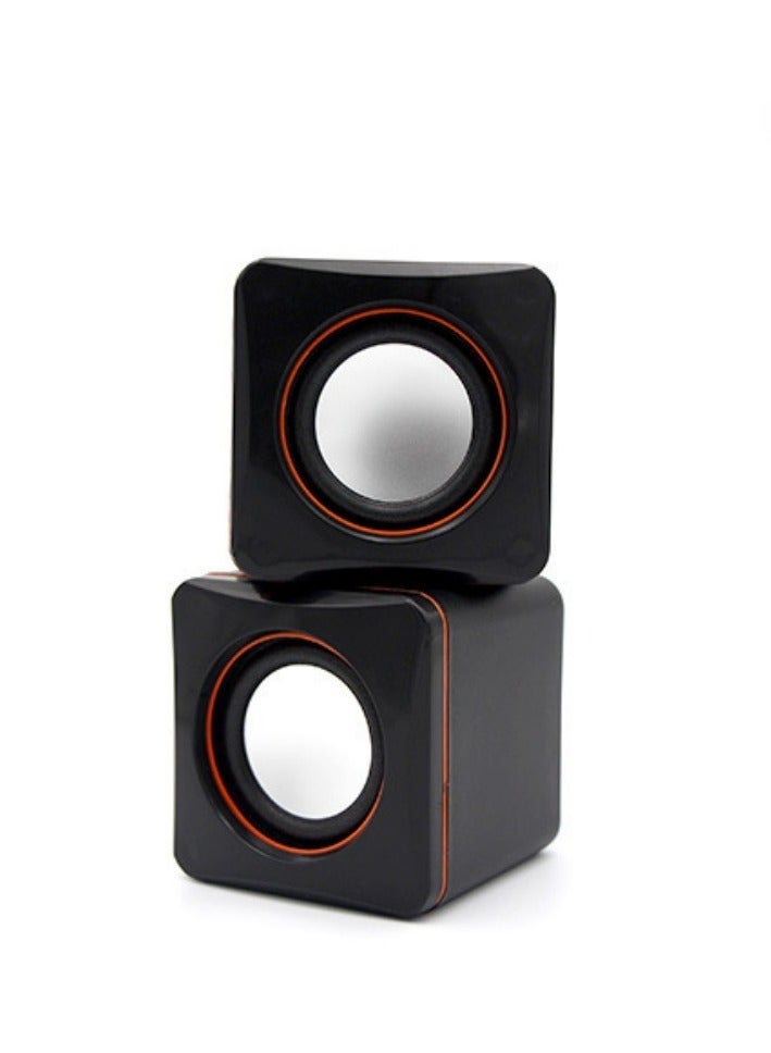 USB 2.0 Outdoor Wired Square Small Speaker - Image 1