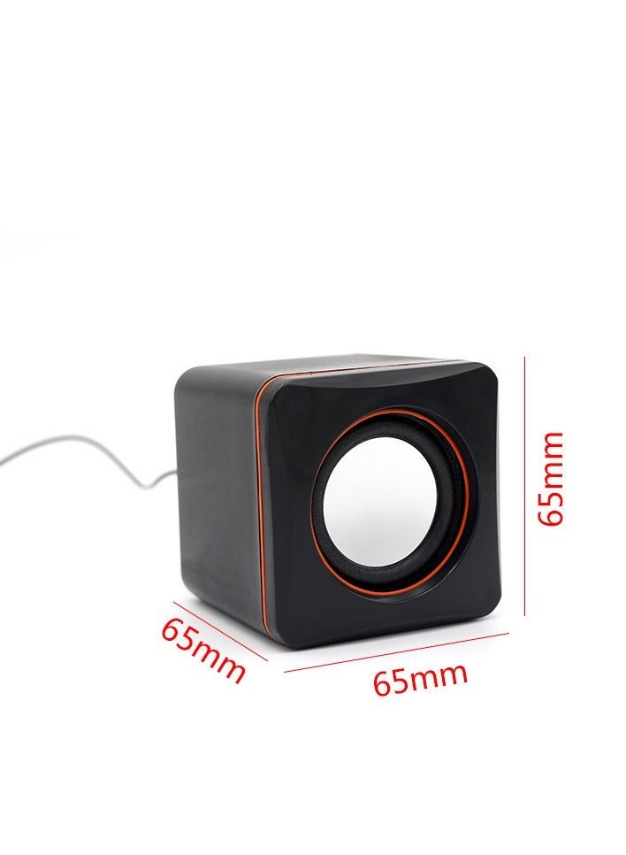 USB 2.0 Outdoor Wired Square Small Speaker - Image 3