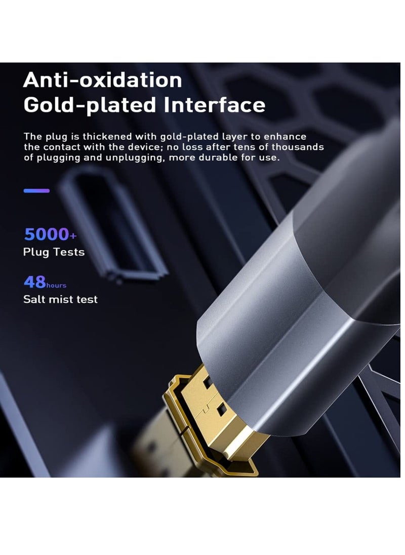 SYOSI - HDMI to VGA Adapter Cable, 1.8M/5.9ft Gold Plated 1080P Digital HDMI to VGA, Video Adapter Converter Cable, Uni-Directional HDMI (Source) to VGA (Display) Cable, for Desktop, Laptop, HDTV - Image 1