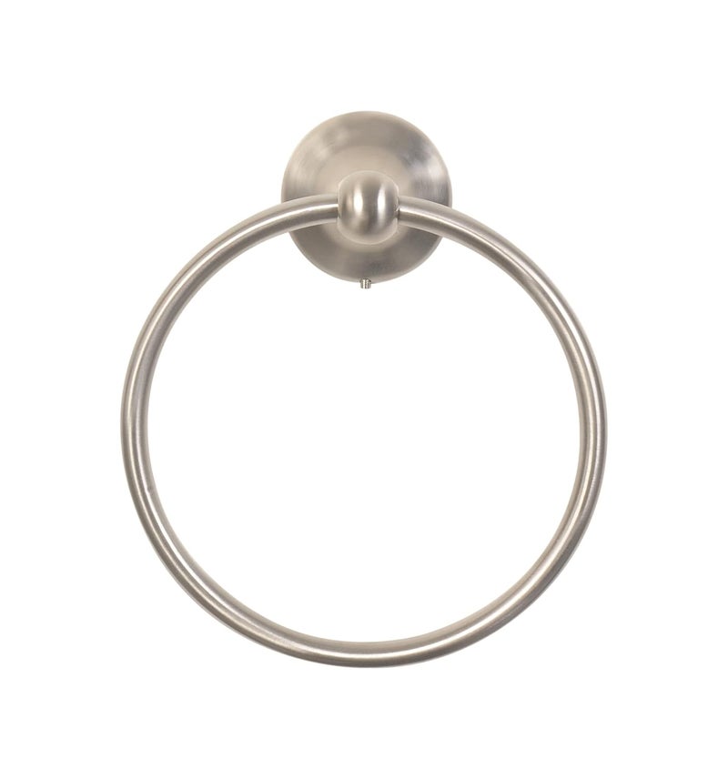 Vraj Vraj Vich Towel Ring Wash Basin Ring Napkin Ring Satin Nickel Finish  - Image 1