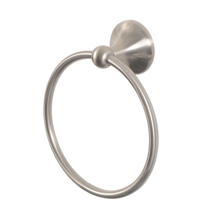 Vraj Vraj Vich Towel Ring Wash Basin Ring Napkin Ring Satin Nickel Finish  - Image 2