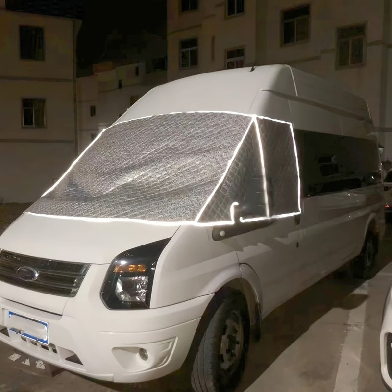 1pc Front Window Sunshade Cover For Ford V348 RV And Recreational Vehicles - Image 3