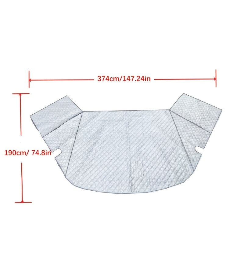 1pc Front Window Sunshade Cover For Ford V348 RV And Recreational Vehicles - Image 4
