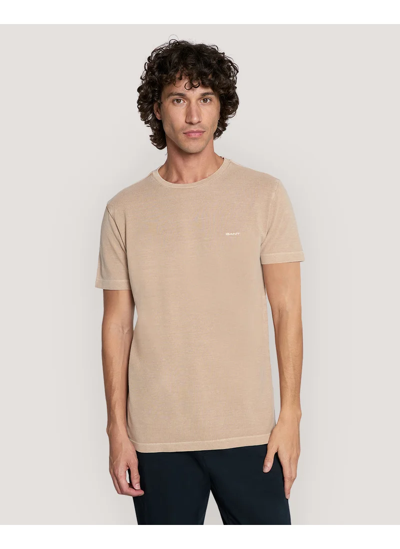 غانت Gant Slim Sunfaded Ss Pique Tshirt