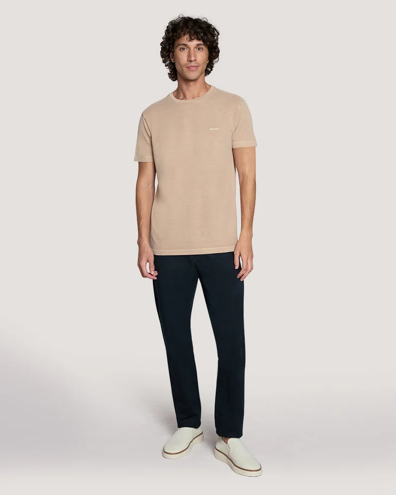 GANT  Gant Slim Sunfaded Ss Pique Tshirt for Men | Best Price UAE