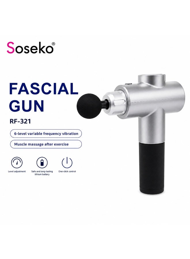 سوسيكو مسدس تدليك العضلات بالقرع العميق Soseko RF-321 مع 6 مستويات سرعة - Image 1
