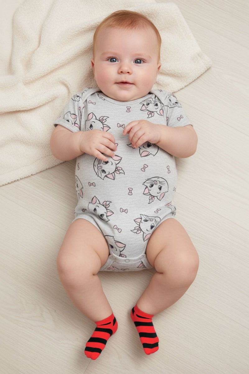 Disney baby بدلة نوم قصيرة الأكمام للبنات الصغيرات، متعددة الألوان - Image 1