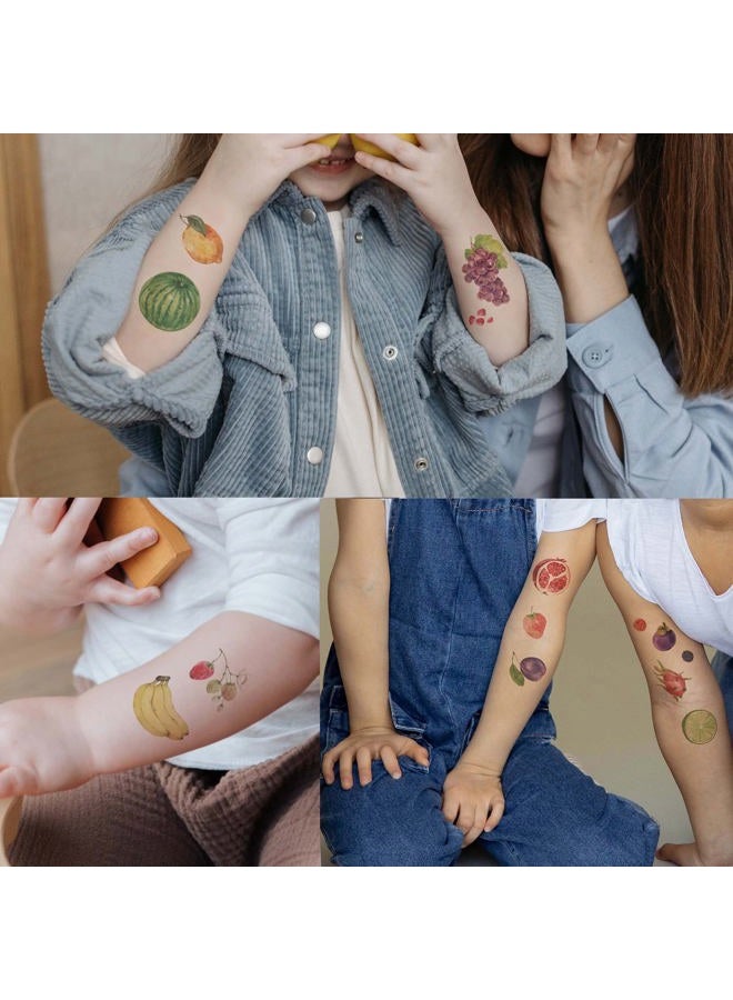 Everjoy تاتو مؤقت واقعي من إيفرجوي - 41 تصميم، 20 قطعة، تاتو فواكه مائية مقاومة للماء للأطفال - Image 3